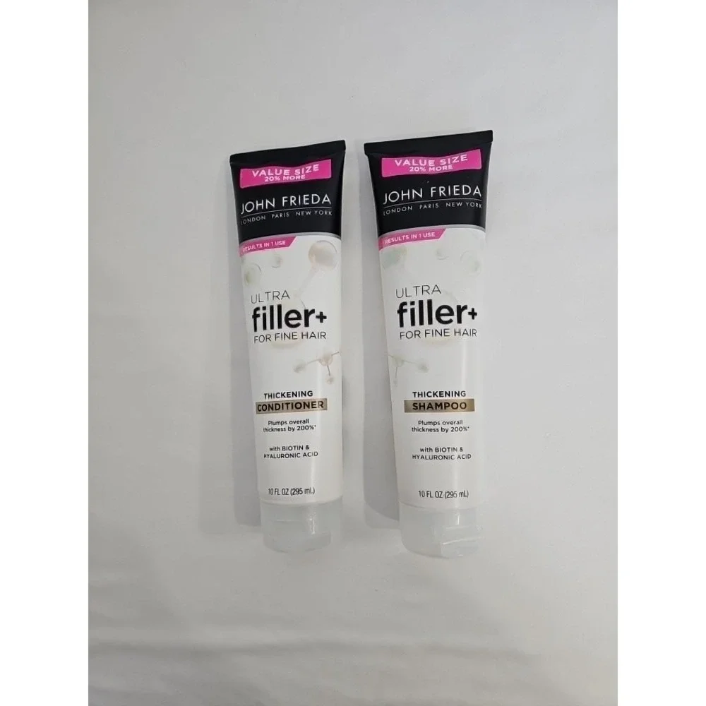 2 Pack John Frieda Ultrafiller + Thickening Shampoo & Conditioner 10 Oz Each